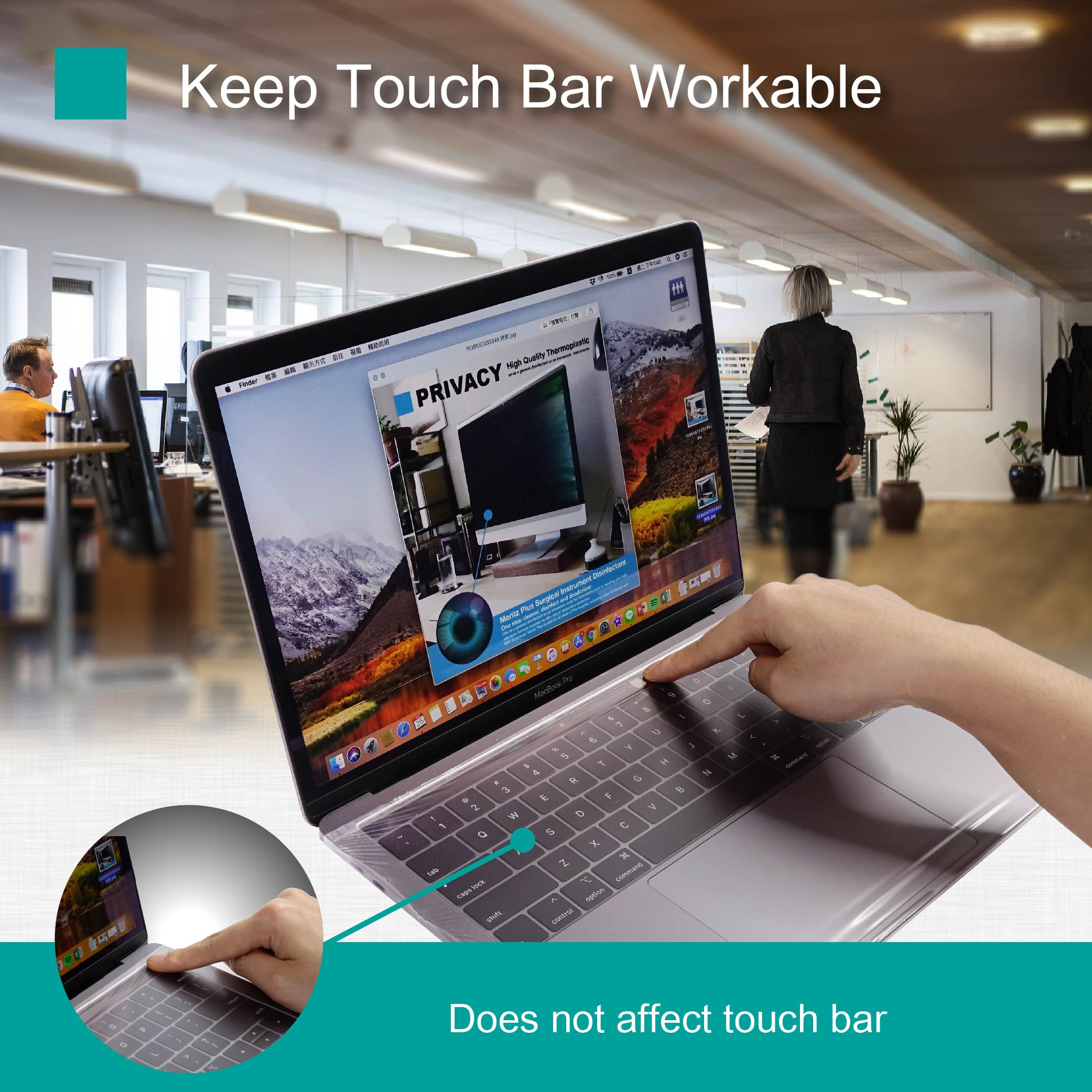 Macbook Pro touch bar workable