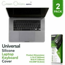 Universal Silicone Keyboard Cover for Laptop/Pos Keyboard [2 Pack]