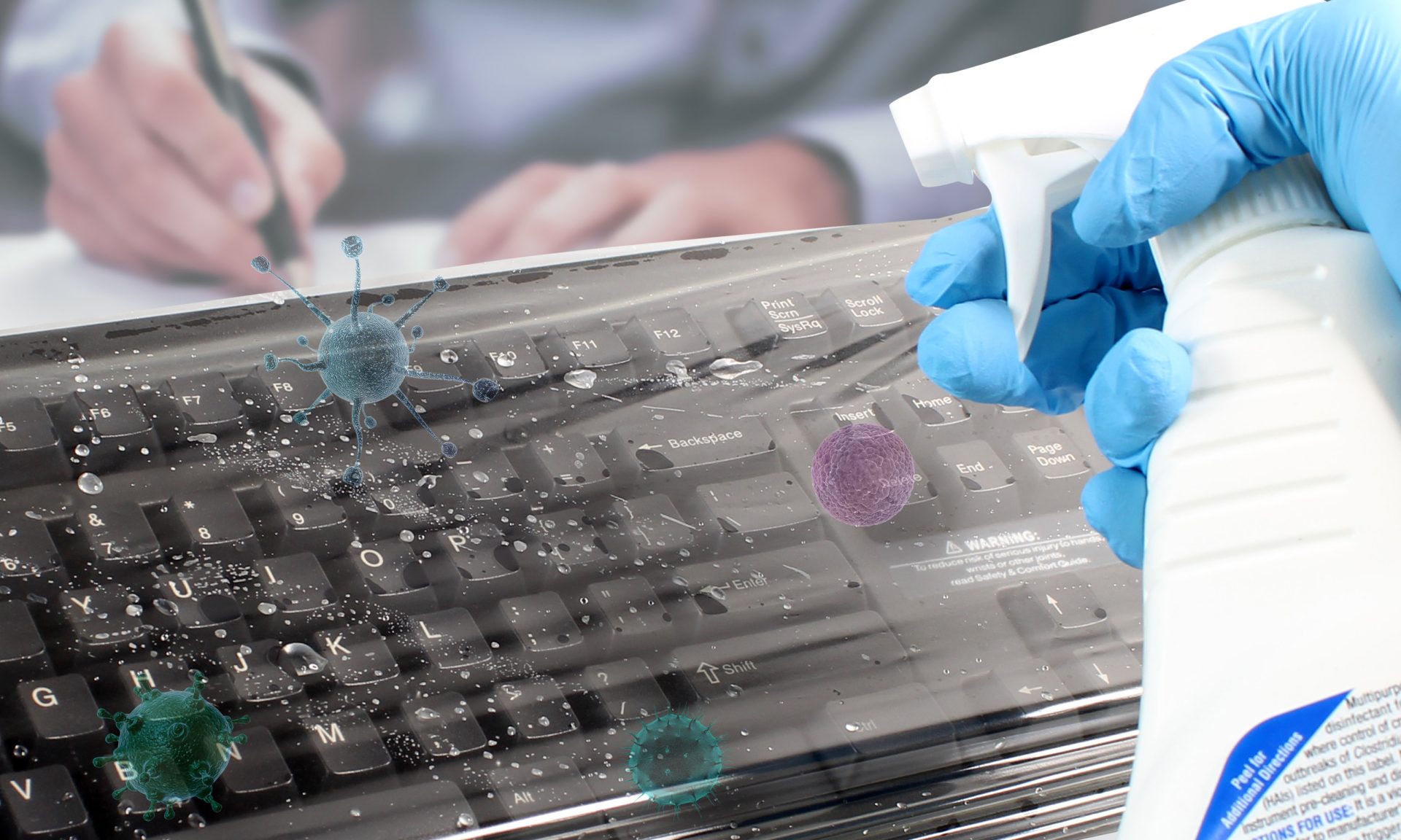 keyboard cover cleaning