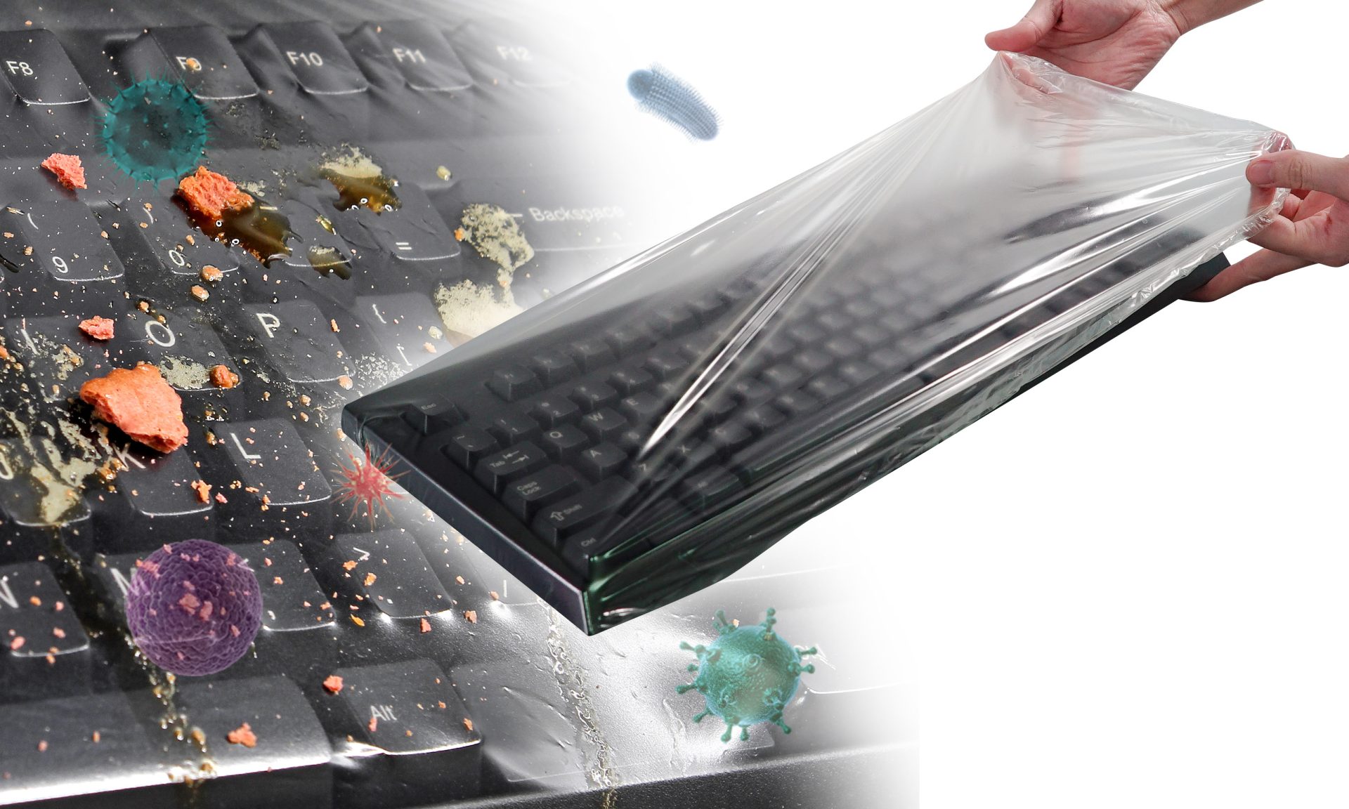 keyboard cover installation