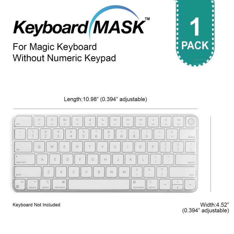 KeyboardMask for Apple Magic Keyboard With Touch ID (wireless, no ...